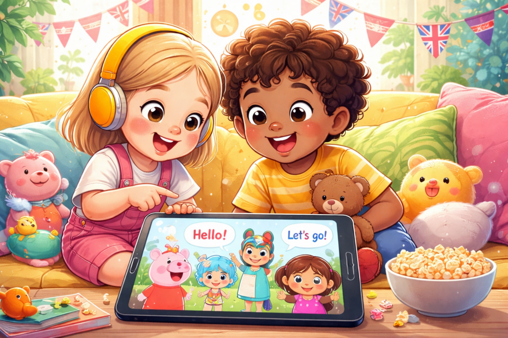 Et si on passait les dessins animés en anglais ?